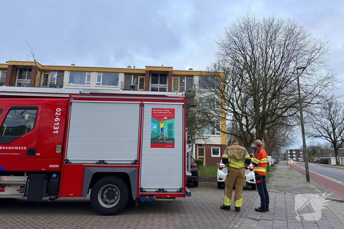Brandweer doet metingen naar koolstofmonoxide