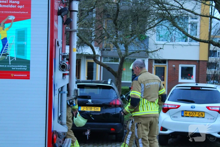 Brandweer doet metingen naar koolstofmonoxide