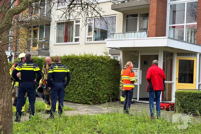 Brandweer doet metingen naar koolstofmonoxide