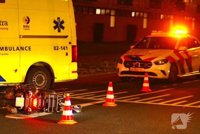 Scooterrijder gewond bij botsing met auto
