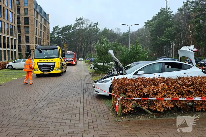 Nacontrole na brand elektrische auto's