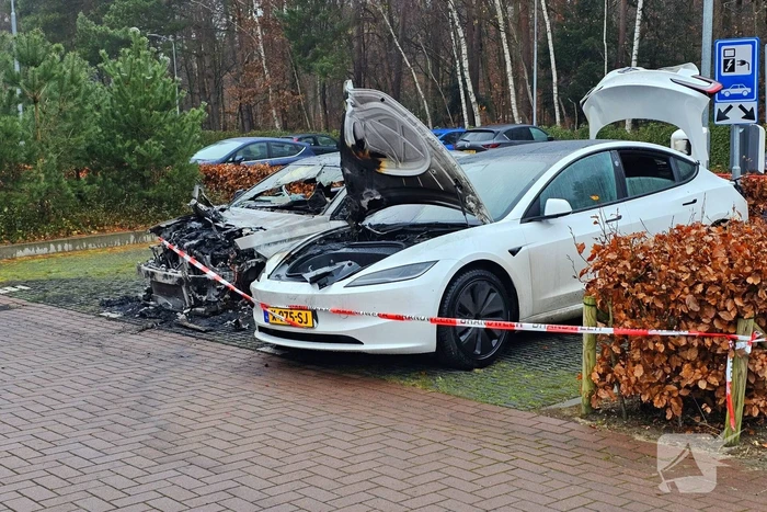 Nacontrole na brand elektrische auto's