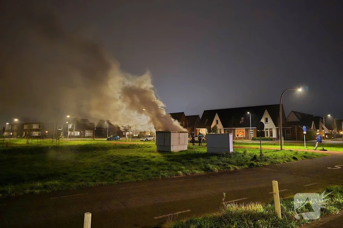 Wijk zonder spanning door brand in elektrakast