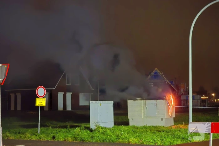 Wijk zonder spanning door brand in elektrakast