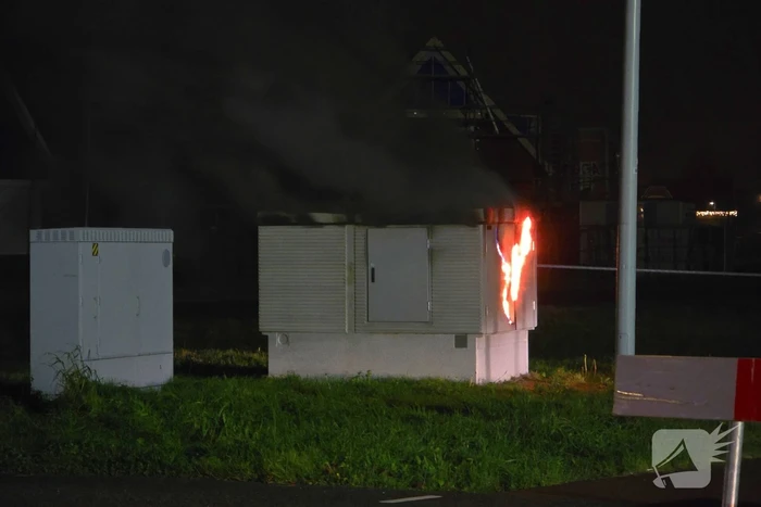 Wijk zonder spanning door brand in elektrakast