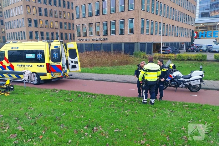 Scooterrijder gewond bij enkelzijdig ongeval