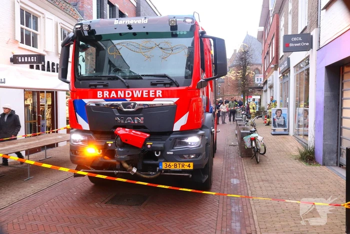 Drukke winkelstraat afgesloten wegens gaslucht