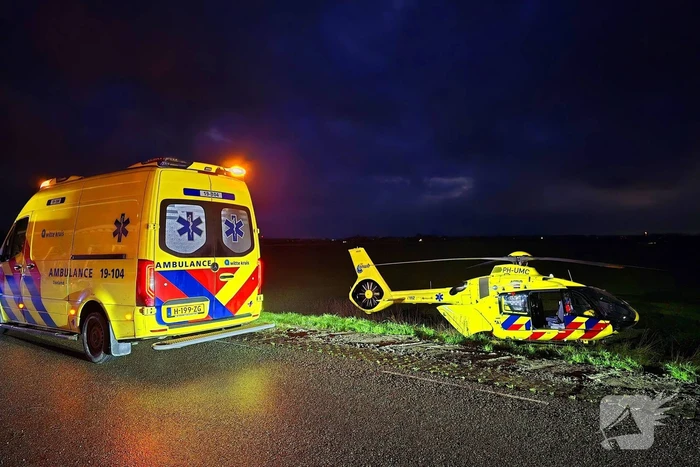 Auto knalt tegen boom, inzittenden ernstig gewond