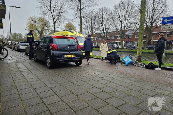Fietser gewond bij aanrijding