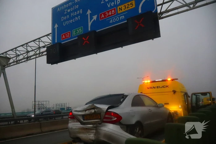 ongeval rijksweg a12 l 135,0 arnhem