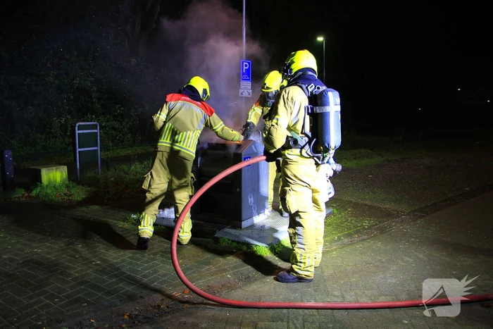 Brand in ondergrondse container gedoofd