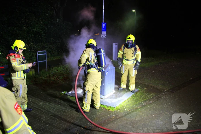 Brand in ondergrondse container gedoofd