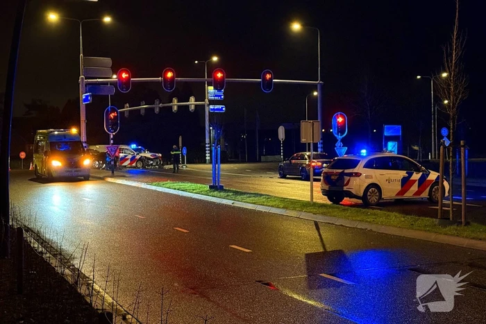 Agent gewond bij verkeersongeval