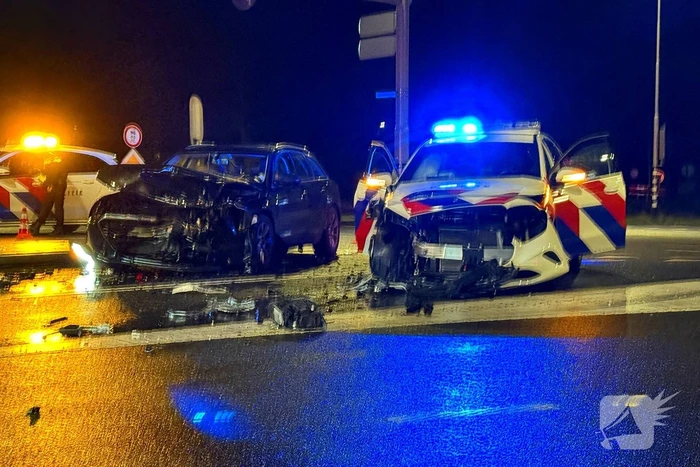 Agent gewond bij verkeersongeval