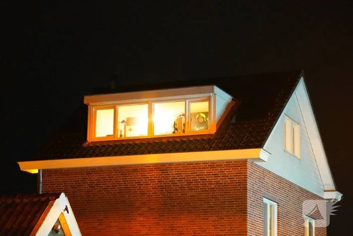 Schoorsteenbrand in vrijstaande woning