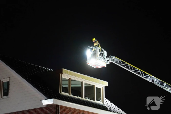 Schoorsteenbrand in vrijstaande woning