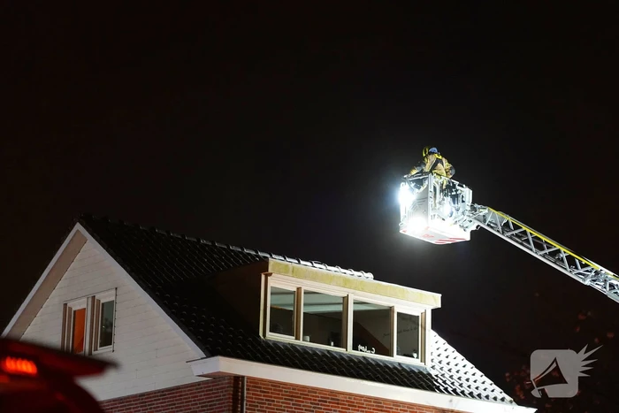Schoorsteenbrand in vrijstaande woning