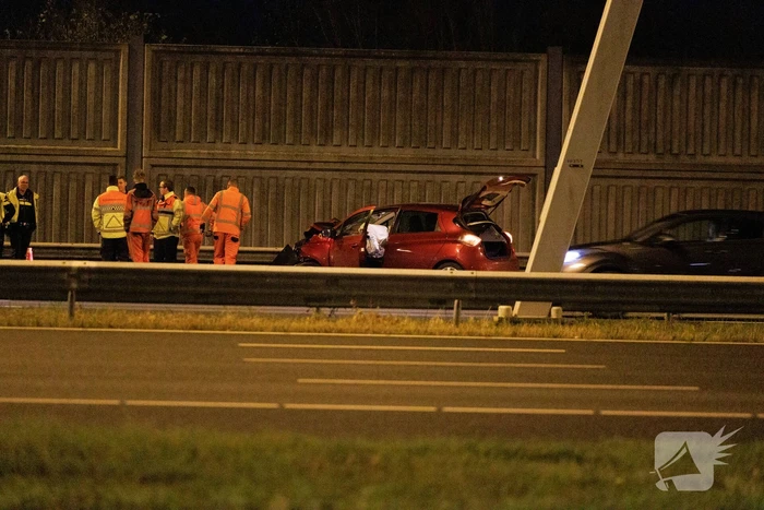 Meerdere voertuigen betrokken bij ongeval op snelweg