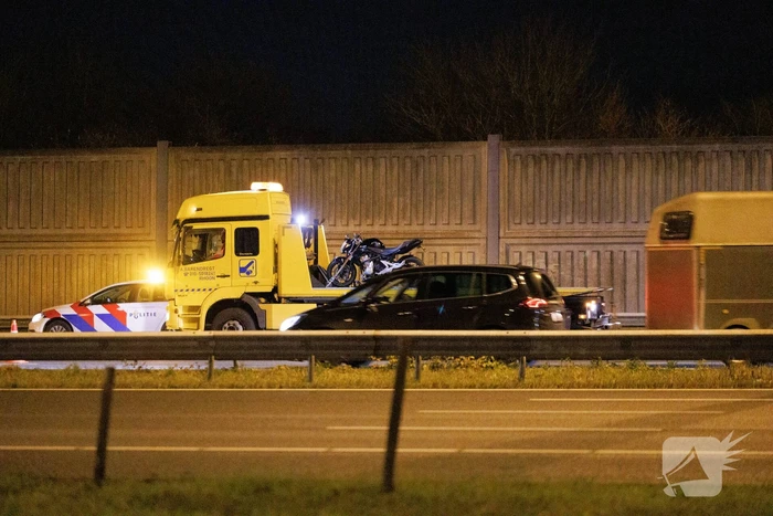 Meerdere voertuigen betrokken bij ongeval op snelweg