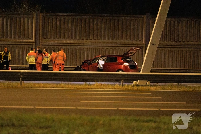 Meerdere voertuigen betrokken bij ongeval op snelweg