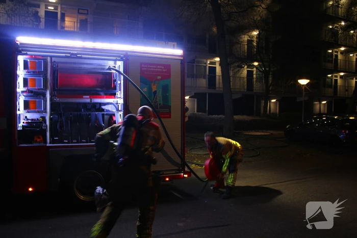 Uitslaande brand in flatwoning
