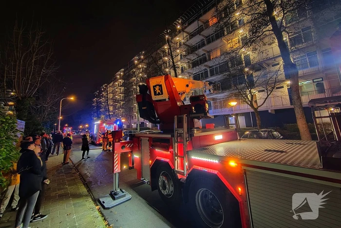 Uitslaande brand in flatwoning