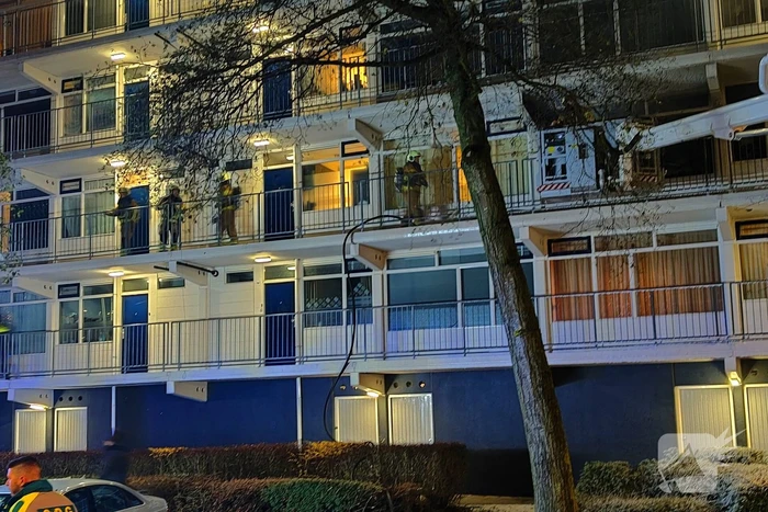 Uitslaande brand in flatwoning