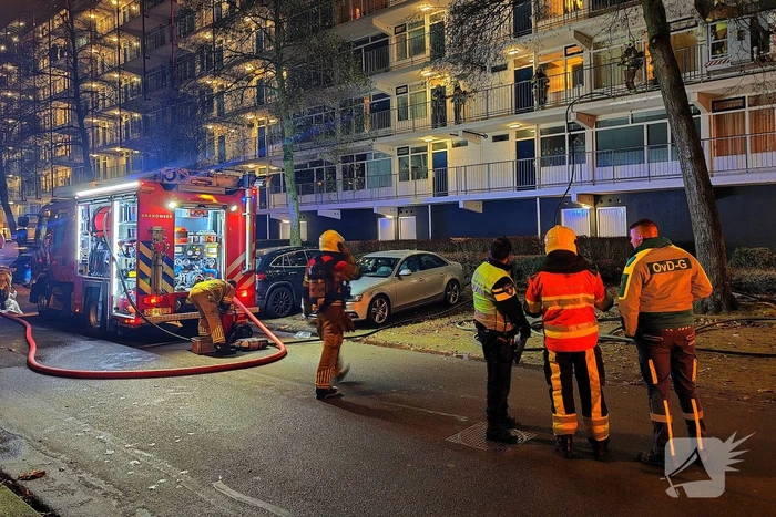 Uitslaande brand in flatwoning