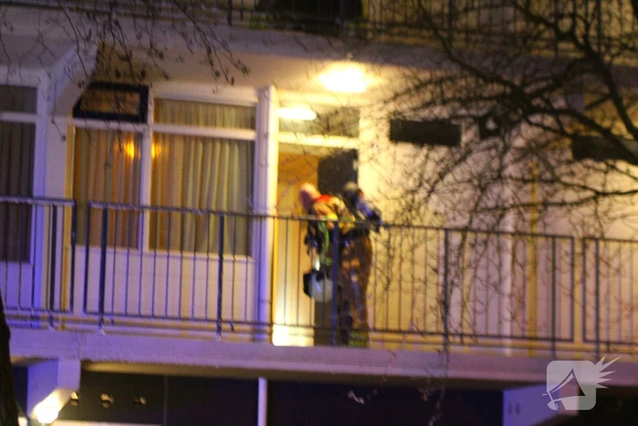 Uitslaande brand in flatwoning