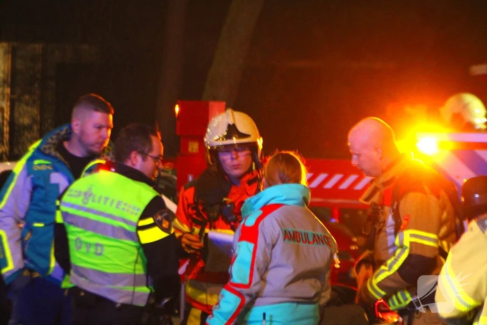 Uitslaande brand in flatwoning
