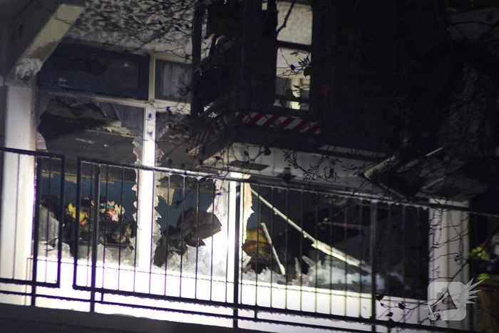 Uitslaande brand in flatwoning