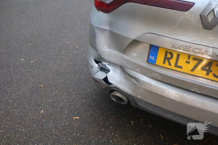 Twee botsen op elkaar