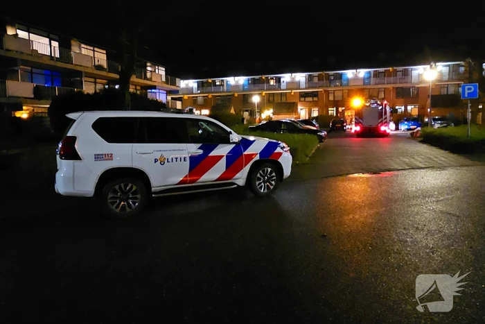 Brand in achtertuin van woning