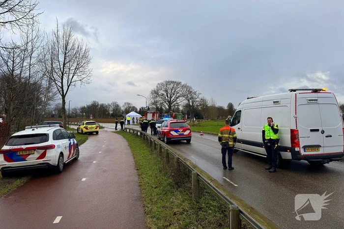 Jonge fietsster overleden na aanrijding met vrachtwagen