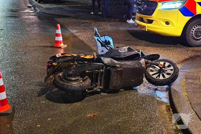 Opnieuw ongeval met scooterrijder