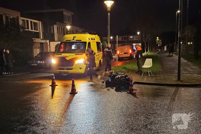 Opnieuw ongeval met scooterrijder