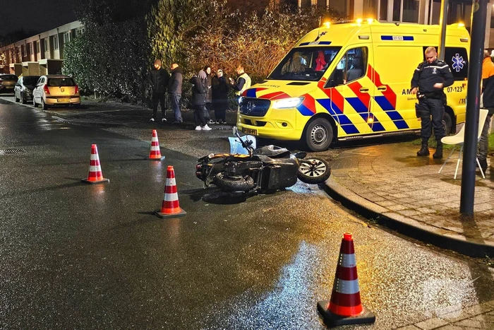Opnieuw ongeval met scooterrijder