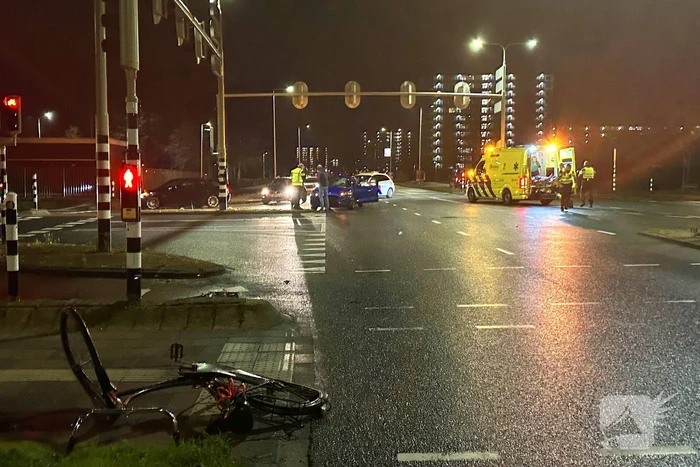 Fietser gewond bij aanrijding met auto