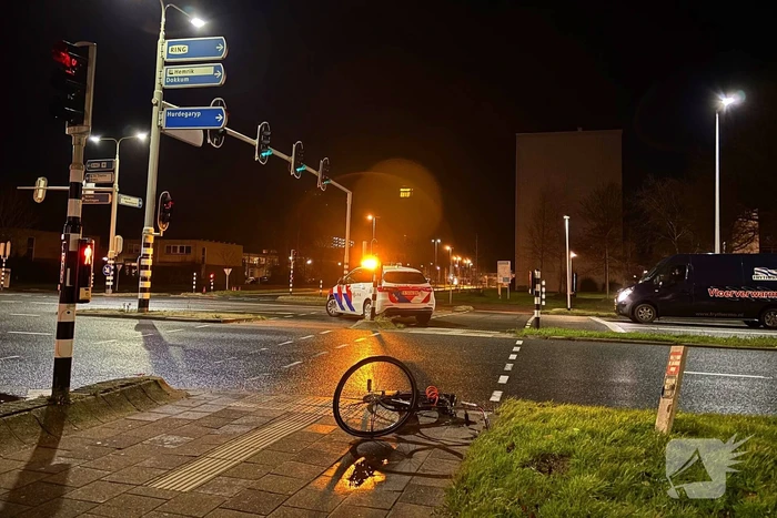 Fietser gewond bij aanrijding met auto