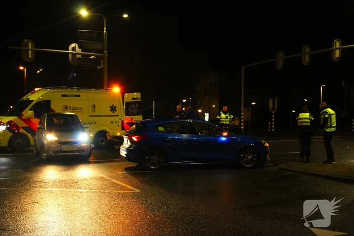 Fietser gewond bij aanrijding met auto