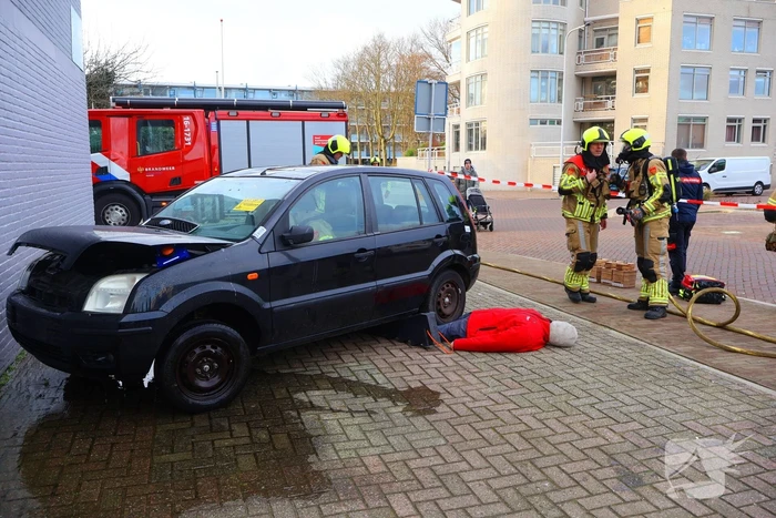 Grote belangstelling bij oefening