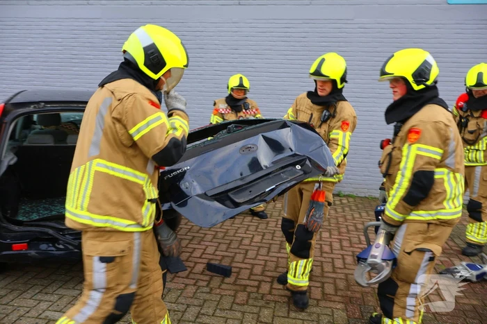 Grote belangstelling bij oefening