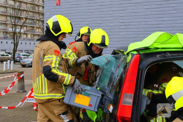 Grote belangstelling bij oefening
