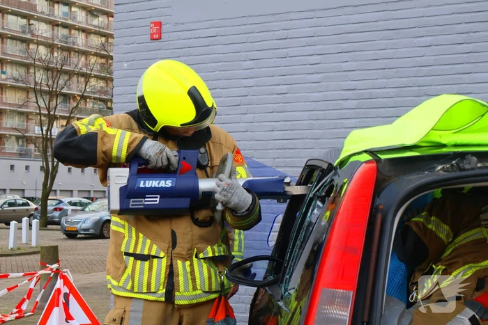 Grote belangstelling bij oefening