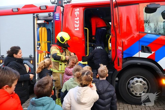 Grote belangstelling bij oefening