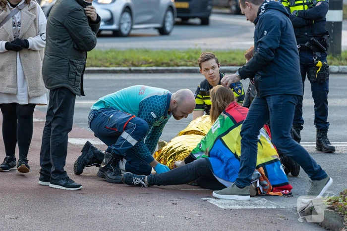 Voetgangster gewond bij aanrijding