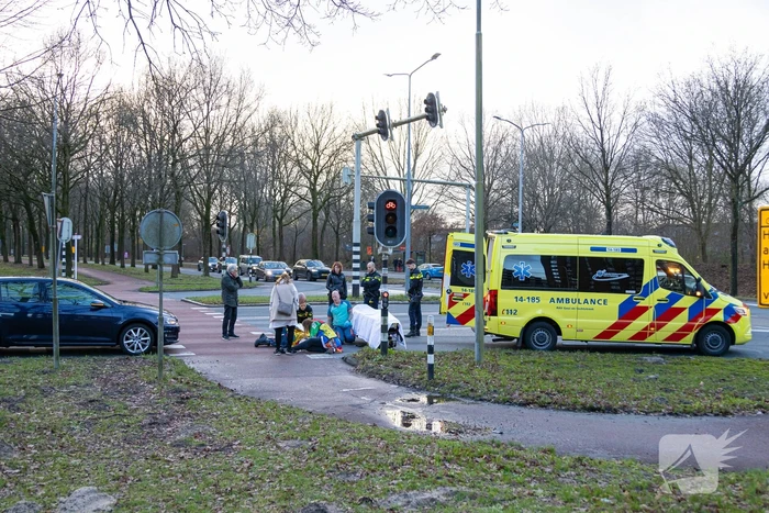 Voetgangster gewond bij aanrijding