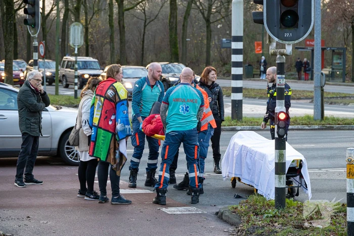 Voetgangster gewond bij aanrijding