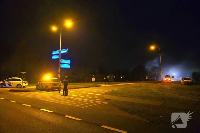 Forse rookwolken in omgeving door brand