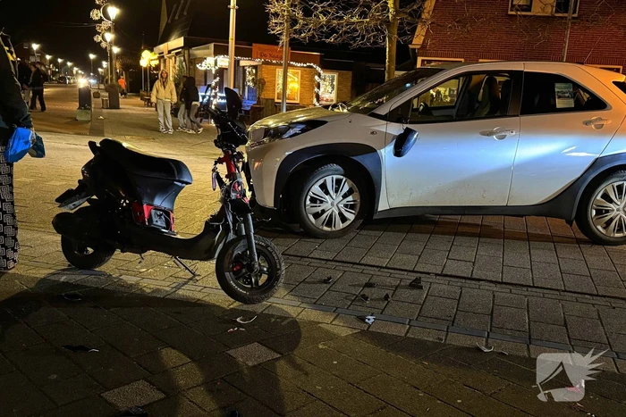 Scooter en auto betrokken bij ongeval